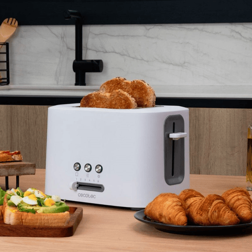 Torradeira Cecotec 980 W Branco Torradeira Cecotec 980 W Branco