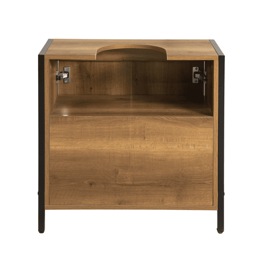 Móvel de casa de banho 1 prateleira 2 portas BZR63-PF SoBuy