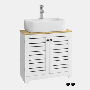 Armário de casa de banho BZR40-W SoBuy