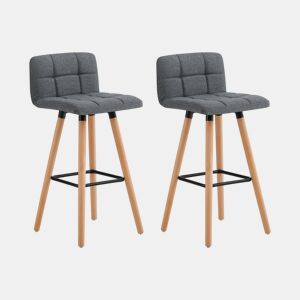 Conjunto de 2 bancos com encosto FST50-DGx2 SoBuy