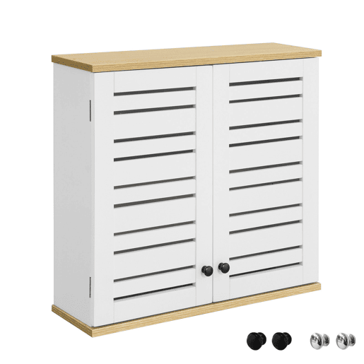 Móvel de parede com 2 portas BZR42-W SoBuy