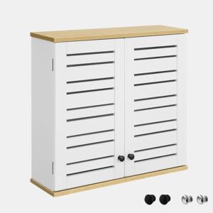 Móvel de parede com 2 portas BZR42-W SoBuy