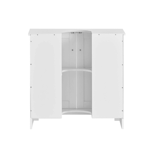 Armário de casa de banho com 1 prateleira e 2 portas BZR18-II-W SoBuy