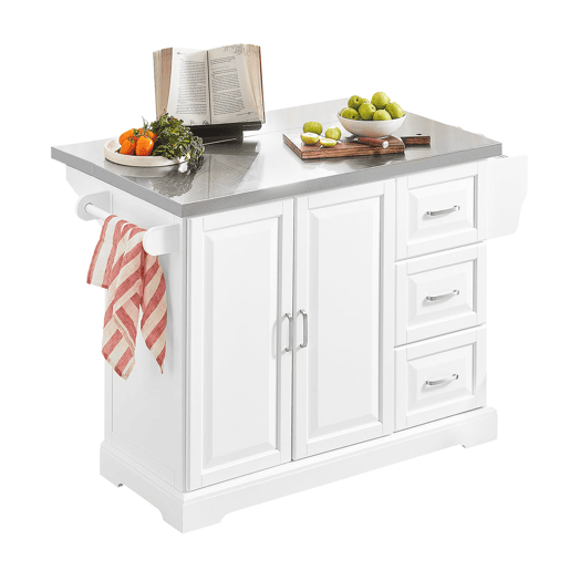 Carrinho de cozinha com bancada extensível FKW41-ST SoBuy