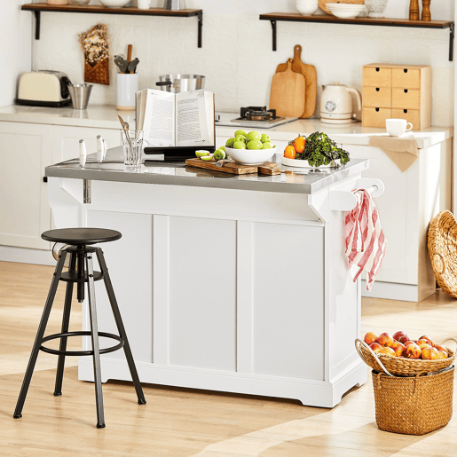 Carrinho de cozinha com bancada extensível FKW41-ST SoBuy