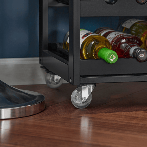Carrinho de cozinha com 3 portas e 1 gaveta FKW45-SCH SoBuy