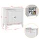 SoBuy Armario para el Debajo del Lavado 2 Puertas FRG202-W 60 SoBuy Armario para el Debajo del Lavado 2 Puertas FRG202-W 60 Blanco