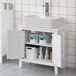 SoBuy Armario para el Debajo del Lavado 2 Puertas FRG202-W 60 SoBuy Armario para el Debajo del Lavado 2 Puertas FRG202-W 60 Blanco