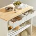 SoBuy Carrito de Cocina con 2 cajones y 2 estantes FKW74-SCH 100 SoBuy Carrito de Cocina con 2 cajones y 2 estantes FKW74-SCH 100 Blanco