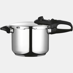 FAGOR Duo 6 Panela de Pressão 6 L, Indução, Aço Inoxidável 1810, 2 Níveis Pressão, 5 Sistemas de Segurança, , Prata