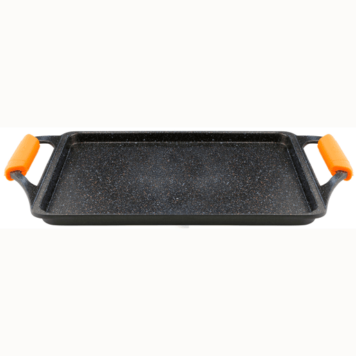 Wecook Ecochef Chapa para Grelhar 43 X 25cm, Indução, Alumínio Fundido, Não cola PFOA livre, , Preto