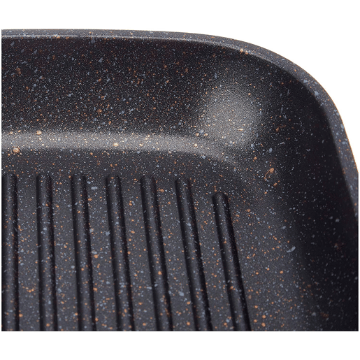 Wecook Ecochef Frigideira de Grelha Indução, Ondulado 28x28cm, Anti-aderente Ecológico PFOA-Free, Alumínio, ,
