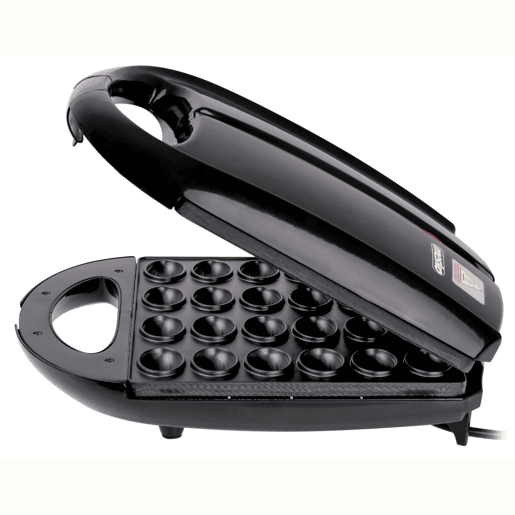 Mesko MS3041 Máquina para Cozer Bolachas Recheadas em Forma de Nozes, Placas Antiaderentes, 1600, Preto