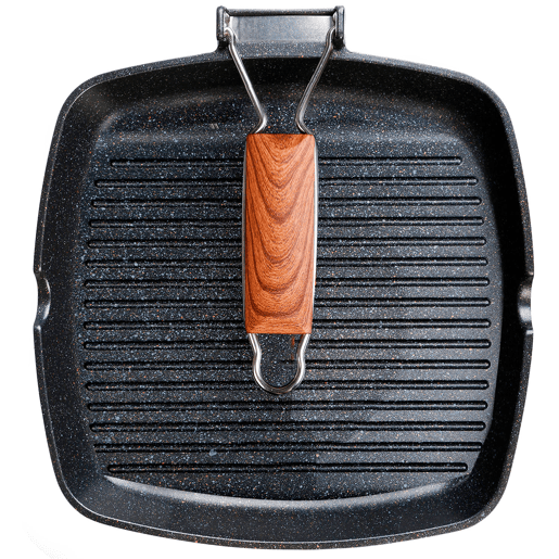 Wecook Ecochef Frigideira de Grelha Indução, Ondulado 20 x 20 cm, Anti-aderente Ecológico PFOA-Free, Alumínio, , Wecook Ecochef Frigideira de Grelha Indução, Ondulado 20 x 20 cm, Anti-aderente Ecológico PFOA-Free, Alumínio, ,