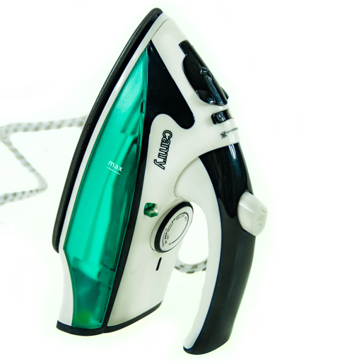 Camry CR 5024 Ferro a Vapor de Viagem Base Inox, 1500, Branco Verde