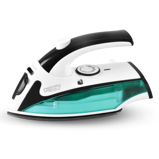 Camry CR 5024 Ferro a Vapor de Viagem Base Inox, 1500, Branco Verde