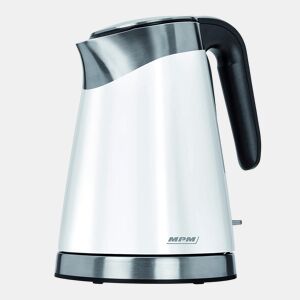 MPM MCZ-56 Jarro Elétrico 1,7 L, Chaleira Eléctrica, Aço Inoxidável sem BPA, Sem Fios, Elemento de Aquecimento Oculto, 2200, Branco