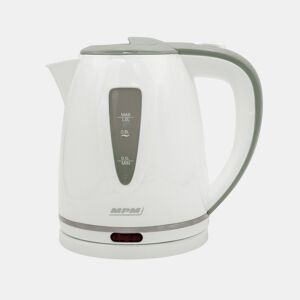 MPM MCZ-64 Jarro Eléctrica Compacto 1L, Chaleira Eléctrica, BPA livre, Resistência Oculta, sem Fios, 1200, Branco