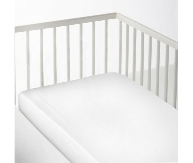 Protector de colchón naturals blanco 60 x 120 cm cuna de 60