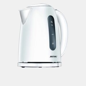 MPM MCZ-85 Jarro Elétrico 1.7L, Chaleira Eléctrica, Sem fios, Desligamento Automático, Resistência Oculta, Base 360, 2200, Branco