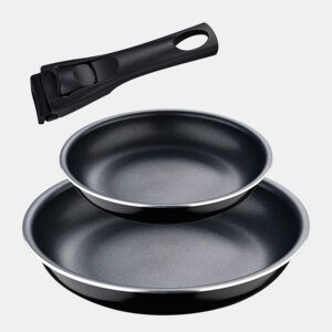 Conjunto de Frigideiras Bergner Click & Cook Alumínio (2 Peças)