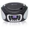Roadstar CDR-365USL Radio CD Player Portable FM PLL, Leitor CD-MP3 Porta USB, Estéreo AUX-IN, Saída Auscultadores, , Prata negra