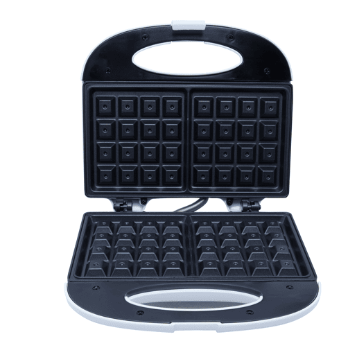 Adler AD 311 Máquina de Waffles Eléctrica 2 Waffles Belgas Grossos, Placas Antiaderentes Automática, 700, Branco