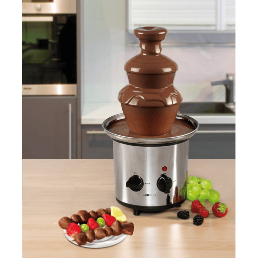 Clatronic SKB 3248 Fonte de Chocolate em InoxAço Inoxidável, 40cm, 170, Prata