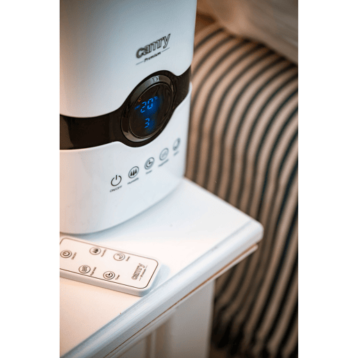Camry CR7964 Humidificador Utra-sónico 4,2 L, Silencioso, Óleos Essenciais, 300 mlhr, 25, Branco