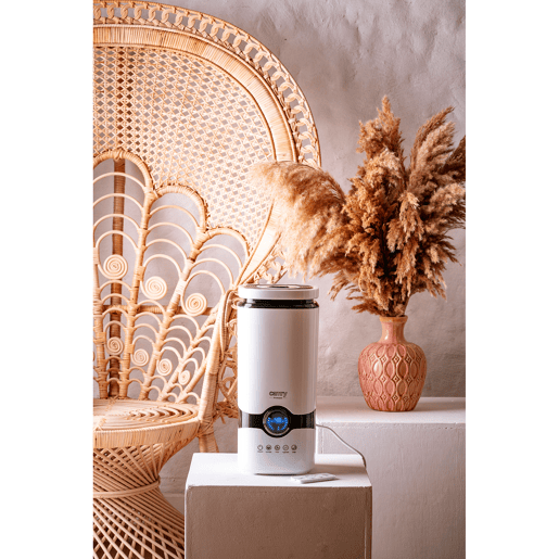 Camry CR7964 Humidificador Utra-sónico 4,2 L, Silencioso, Óleos Essenciais, 300 mlhr, 25, Branco