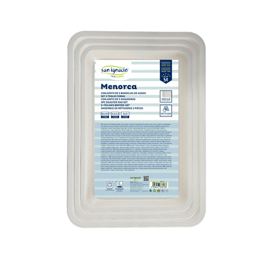 Bandeja para Forno San Ignacio MENORCA SG 3 Peças