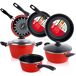 Batería de Cocina Magefesa GRANA Batería de Cocina Magefesa GRANA Rojo