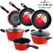 Batería de Cocina Magefesa GRANA Batería de Cocina Magefesa GRANA Rojo