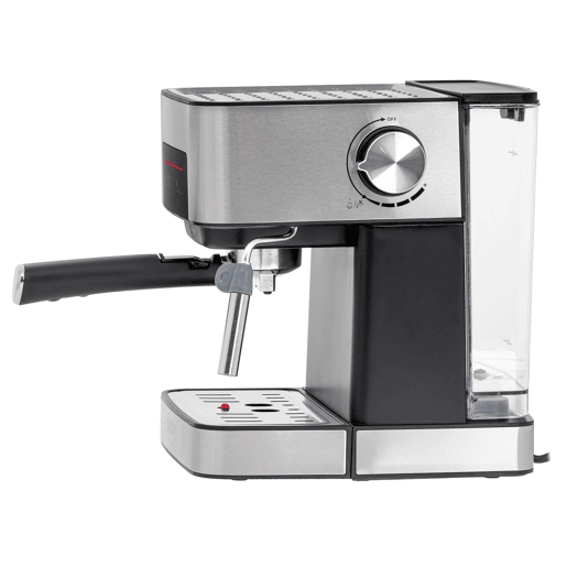 Camry CR 4410 Máquina de Café Expresso Automática 15 Bars, Tanque de 1,6 L,Bocal para Leite, 1000, Prata negra