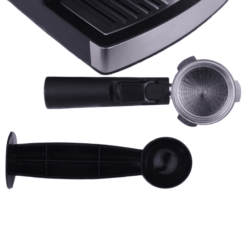 Mesko MS 4403 Máquina de Café Express Manual 15 Bar, 1,6 L, Expresso e Cappuccino, Braço Vaporizador de Leite, 850, Prata