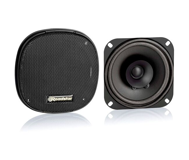 Roadstar ps1015 altavoces de coche 10cm, coaxial, audio 2 vías, 2 altavoces, pmpo 30w, 90db, 100-18000hz, 30, negro