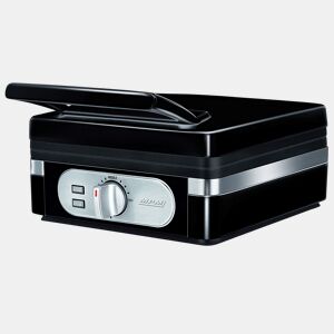 MPM MGO-24 Máquina de Waffles Eléctrica 2 Waffles Belgas Grossos, Placas Antiaderentes, Termóstato Ajustável, 1400, Preto