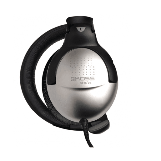 KOSS UR29 Auscultadores com Fio, DJ Auriculares de Faixa, Fechado, Headphones Over Ear Controlo de Volume, , Prata negra