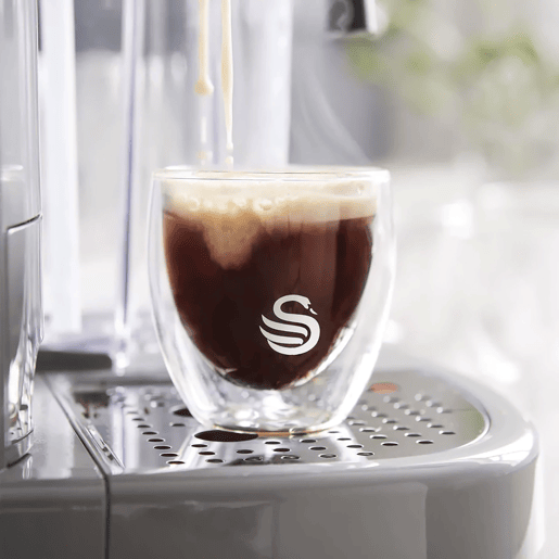 Conjunto de 4 Copos de Parede Dupla 100ml, Vidro de Borossilicato, Vidro Térmico para Café e Chá
