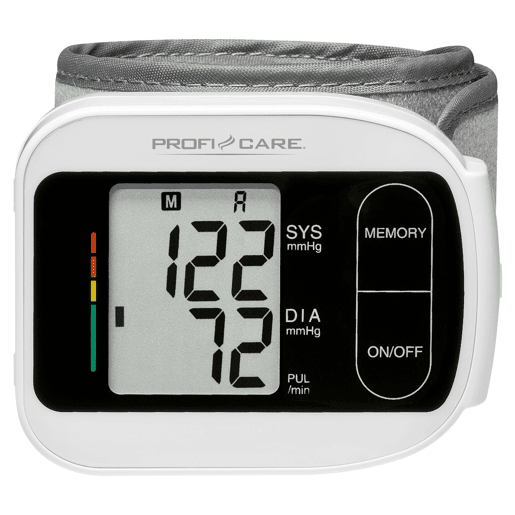 Proficare BMG 3018 Medidor de Pressão de Pulso Digital, Detecção de Arritmia, Monitor de Pressão Arterial, Memória (2 utilizadores x 60), , Preto branco