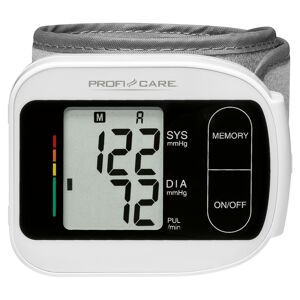 Proficare BMG 3018 Medidor de Pressão de Pulso Digital, Detecção de Arritmia, Monitor de Pressão Arterial, Memória (2 utilizadores x 60), , Preto branco