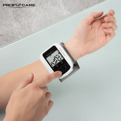 Proficare BMG 3018 Medidor de Pressão de Pulso Digital, Detecção de Arritmia, Monitor de Pressão Arterial, Memória (2 utilizadores x 60), , Preto branco