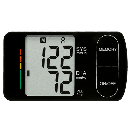Proficare BMG 3018 Medidor de Pressão de Pulso Digital, Detecção de Arritmia, Monitor de Pressão Arterial, Memória (2 utilizadores x 60), , Preto branco