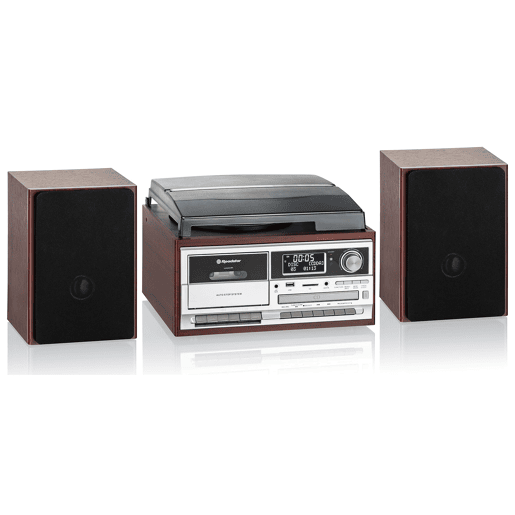 Roadstar HIF-8892D+BT Aparelhagem Hi Fi Gira-discos Rádio DABDAB+FM, Leitor CD-MP3 Cassetete Bluetooth USB SD, , Madeira Roadstar HIF-8892D+BT Aparelhagem Hi Fi Gira-discos Rádio DABDAB+FM, Leitor CD-MP3 Cassetete Bluetooth USB SD, , Madeira