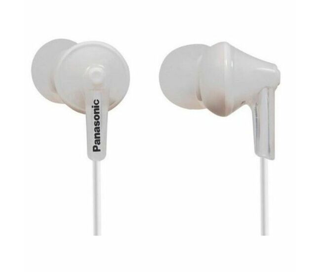 Auriculares panasonic rp-hje125e-w in-ear blanco