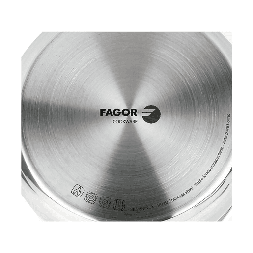 Caçarola FAGOR Silverinox Aço inoxidável 1810 Cromado (Ø 12 x 6,5 cm)