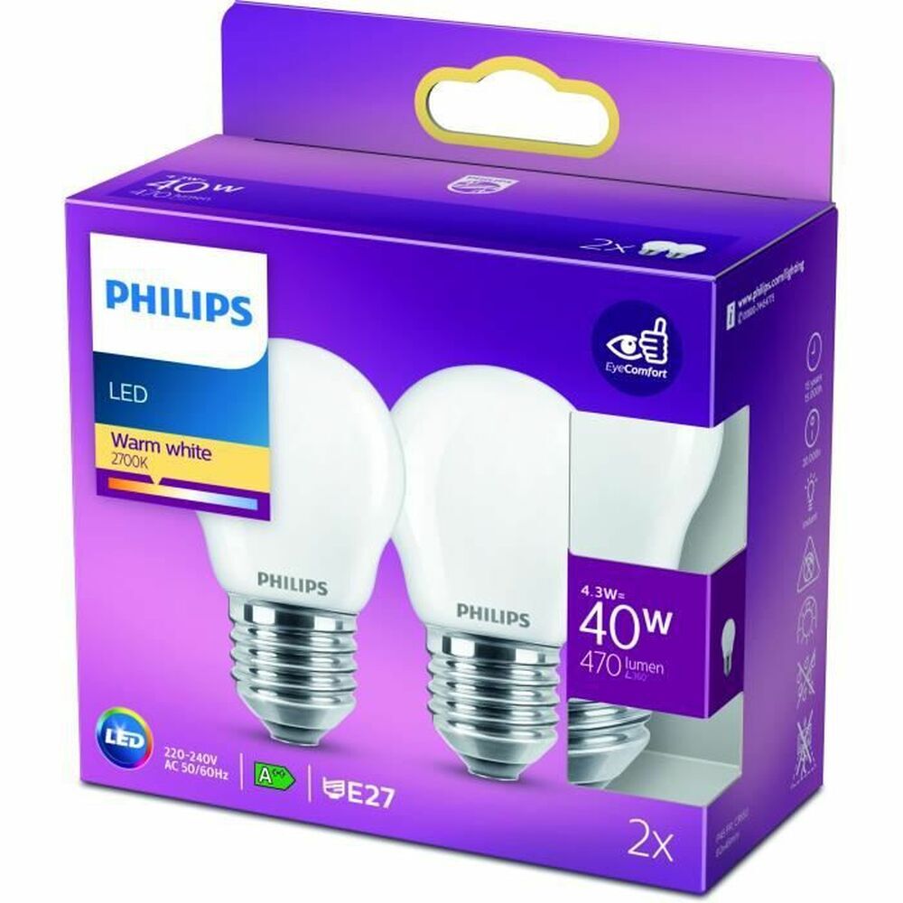 Bombilla LED Esférica Vela y lustre