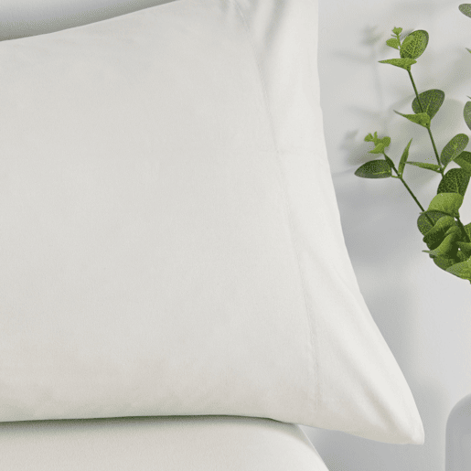 Conjunto de lençóis lisos 3 peças cama 105cm bege extra macio toque Donegal Collections