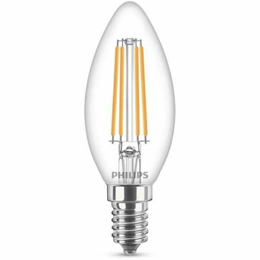Lâmpada LED vela Philips Branco Frio E14 Lâmpada LED vela Philips Branco Frio E14