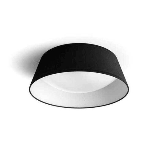 Candeeiro de teto Philips Plafón 14W Preto MetalPlástico (34 x 12 x 34 cm) (3000 K)